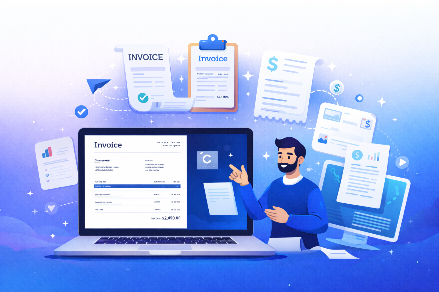 invoice generator banner